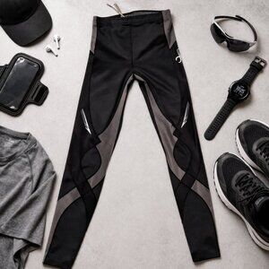 CW-X Stabilyx Joint Support 3/4 Compression Tights – Women’s XS – Black/Gray